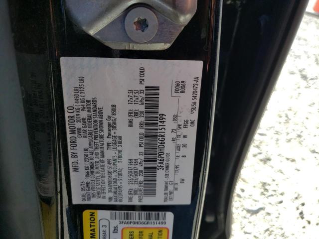 Photo 10 from auction – 2016 FORD FUSION SE with VIN 3FA6P0HD6GR151499