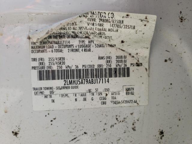 Photo 10 from auction – 2010 LINCOLN MKT with VIN 2LMHJ5AT9ABJ17114