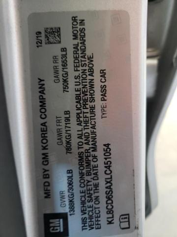 Photo 10 from auction – 2020 CHEVROLET SPARK 1LT with VIN KL8CD6SAXLC451054