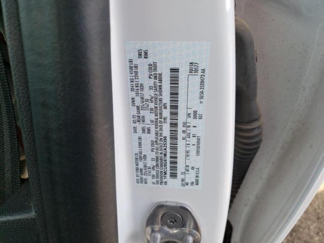 Photo 10 from auction – 2021 FORD ESCAPE SE with VIN 1FMCU9G61MUA35396