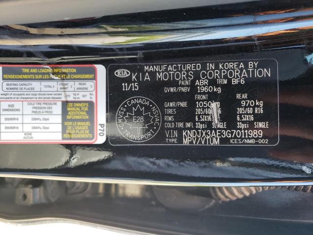 Photo 10 from auction – 2016 KIA SOUL EV + with VIN KNDJX3AE3G7011989