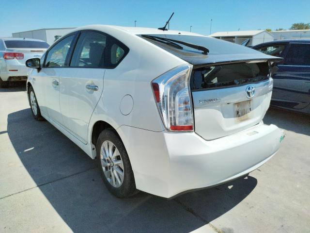 Photo 3 from auction – 2012 TOYOTA PRIUS PLUG with VIN JTDKN3DP7C3007274
