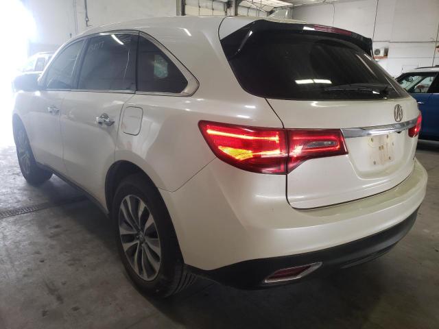 Photo 3 from auction – 2014 ACURA MDX TECHNO with VIN 5FRYD4H46EB014028