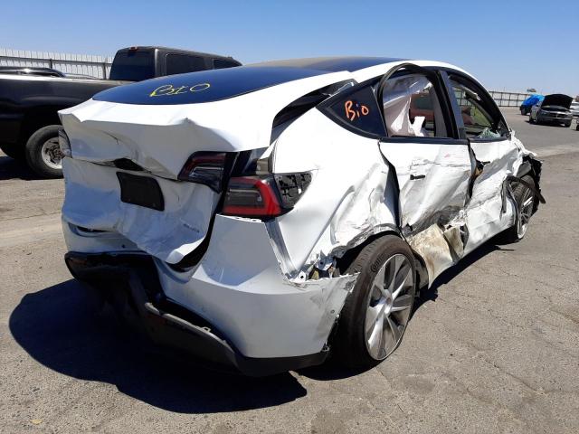 Photo 4 from auction – 2021 TESLA MODEL Y with VIN 5YJYGDEE7MF096601