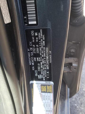 Photo 10 from auction – 2021 KIA FORTE FE with VIN 3KPF24ADXME415000