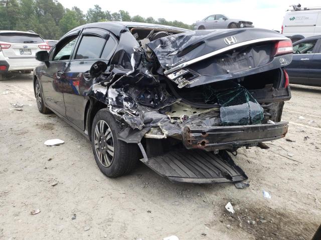 Photo 3 from auction – 2013 HONDA CIVIC LX with VIN 2HGFB2F5XDH552644