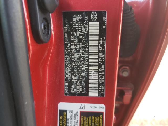 Photo 10 from auction – 2014 TOYOTA CAMRY L with VIN 4T1BF1FK3EU810420