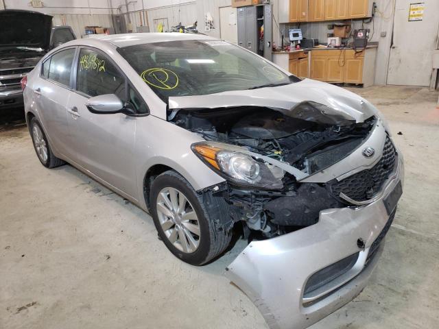 KIA FORTE LX 2014 with VIN KNAFX4A63E5208817 - Photo from auction