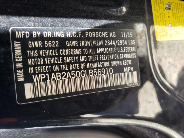 Photo 10 from auction – 2016 PORSCHE MACAN S with VIN WP1AB2A50GLB56910