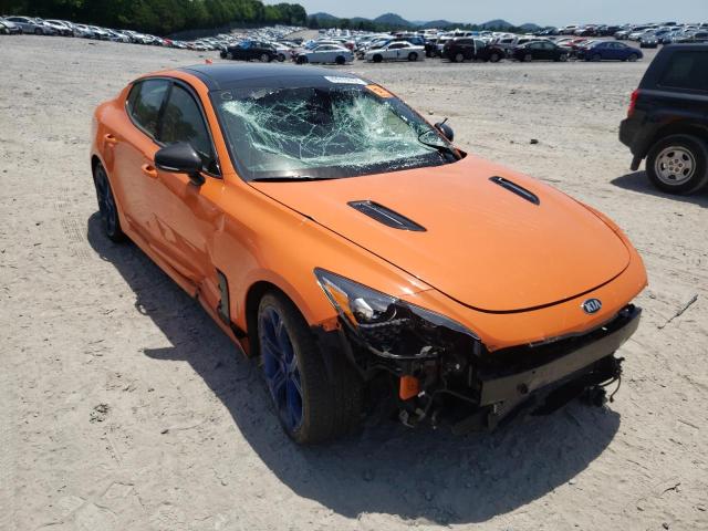 KIA STINGER GT 2019 with VIN KNAE35LCXK6070828 - Photo from auction
