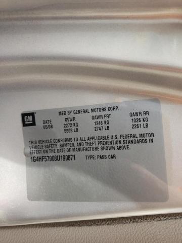 Photo 10 from auction – 2008 BUICK LUCERNE SU with VIN 1G4HF57908U190871