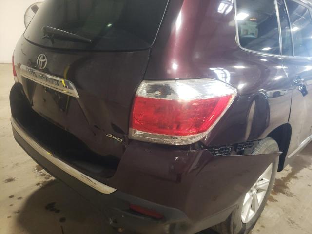 Photo 9 from auction – 2013 TOYOTA HIGHLANDER with VIN 5TDBK3EH4DS262657