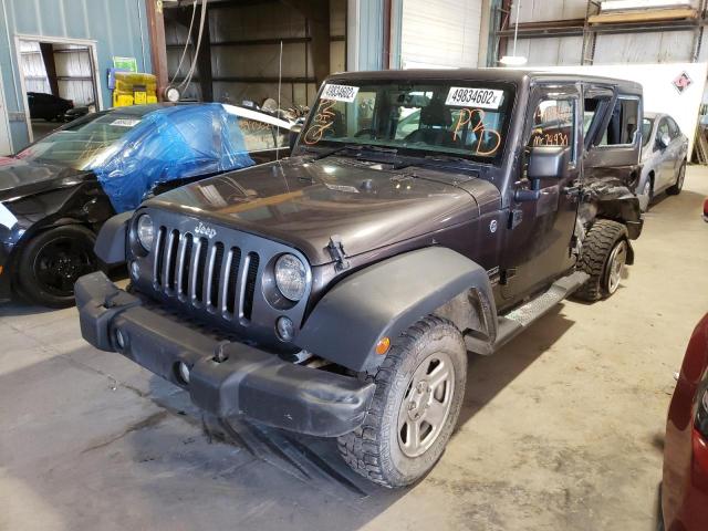 JEEP WRANGLER U 2017 with VIN 1C4BJWKG0HL648676 - Photo from auction