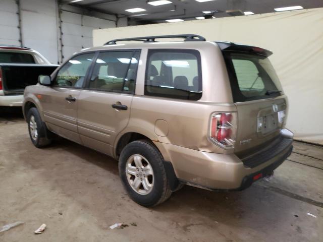Photo 3 from auction – 2006 HONDA PILOT LX with VIN 2HKYF18156H562914