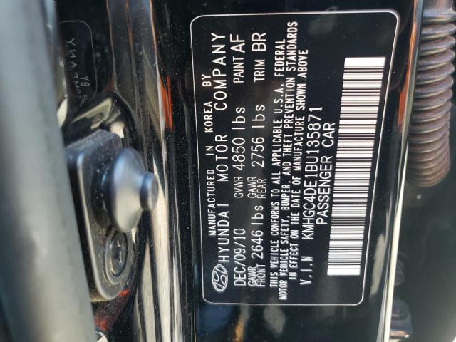 Photo 10 from auction – 2011 HYUNDAI GENESIS 3. with VIN KMHGC4DE1BU135871