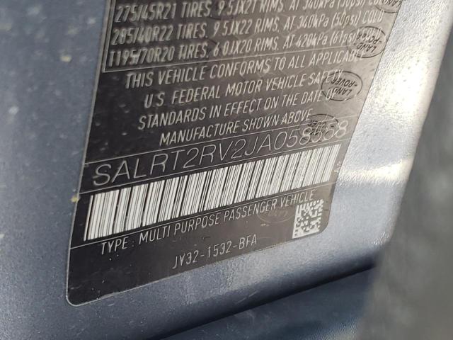 Photo 10 from auction – 2018 LAND ROVER DISCOVERY with VIN SALRT2RV2JA058558