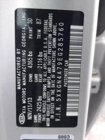 Photo 10 from auction – 2014 KIA OPTIMA EX with VIN 5XXGN4A79EG285760