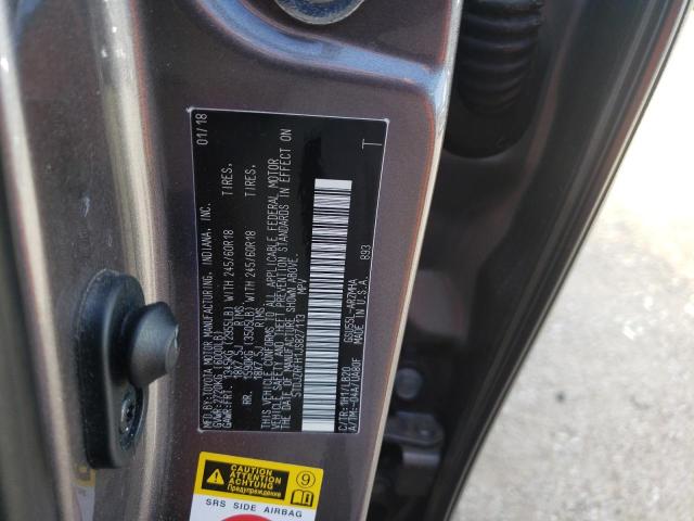 Photo 10 from auction – 2018 TOYOTA HIGHLANDER with VIN 5TDJZRFH1JS827113