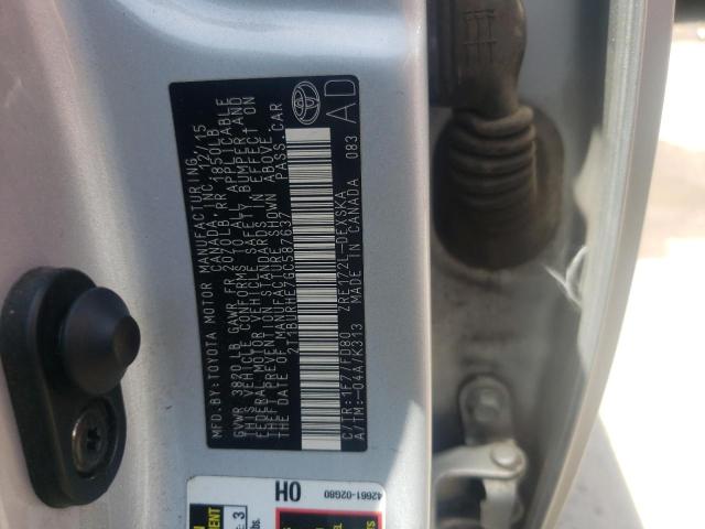 Photo 10 from auction – 2016 TOYOTA COROLLA L with VIN 2T1BURHE7GC587637