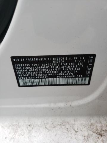 Photo 10 from auction – 2018 VOLKSWAGEN JETTA S with VIN 3VW2B7AJ4JM256897
