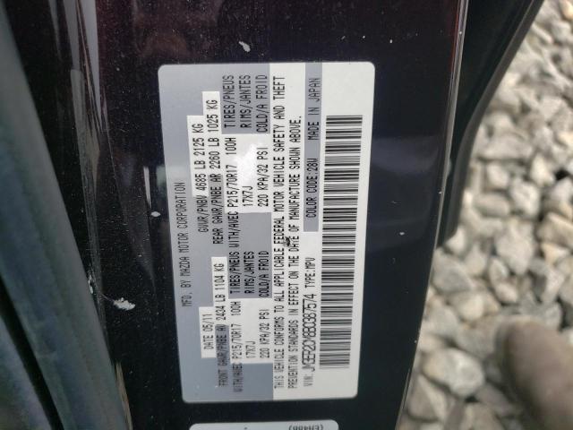 Photo 10 from auction – 2011 MAZDA CX-7 with VIN JM3ER2CM8B0387574