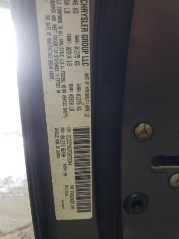 Photo 10 from auction – 2012 DODGE CHALLENGER with VIN 2C3CDYAG7CH252344