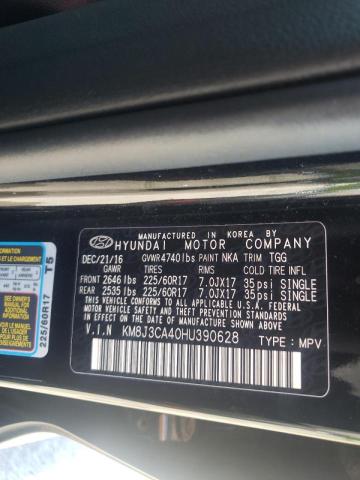 Photo 10 from auction – 2017 HYUNDAI TUCSON LIM with VIN KM8J3CA40HU390628