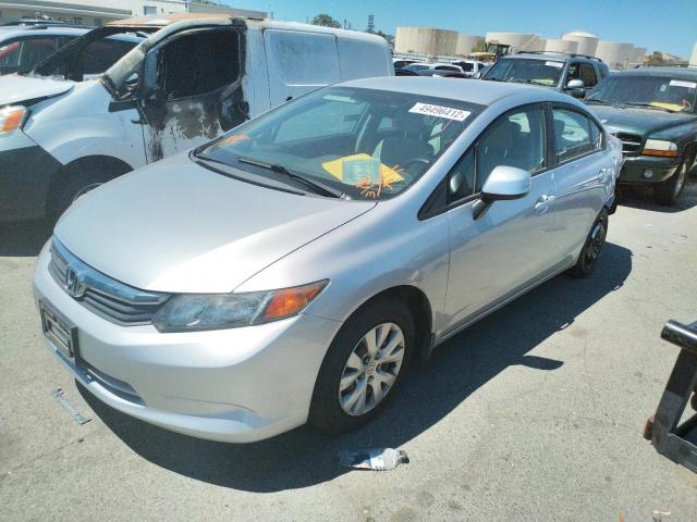 Photo 2 from auction – 2012 HONDA CIVIC LX with VIN 19XFB2F5XCE378227