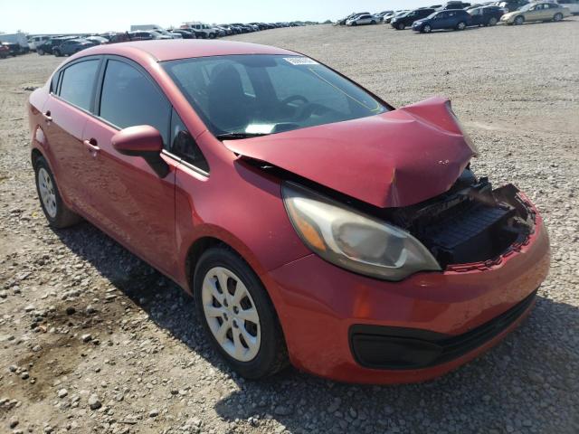 KIA RIO LX 2013 with VIN KNADM4A31D6280131 - Photo from auction