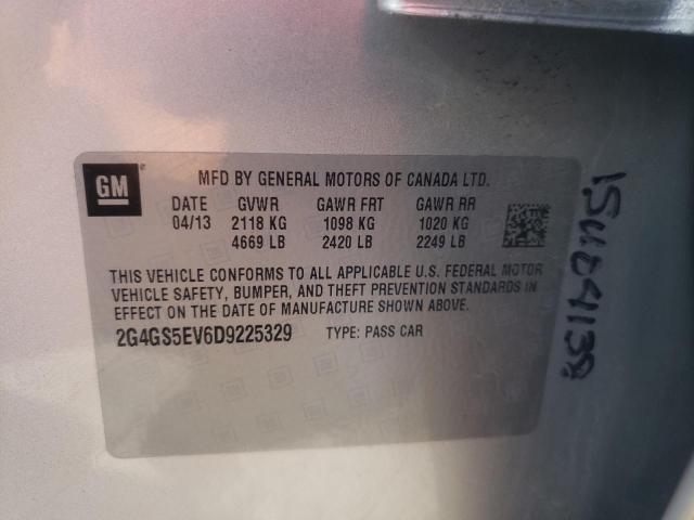 Photo 10 from auction – 2013 BUICK REGAL PREM with VIN 2G4GS5EV6D9225329