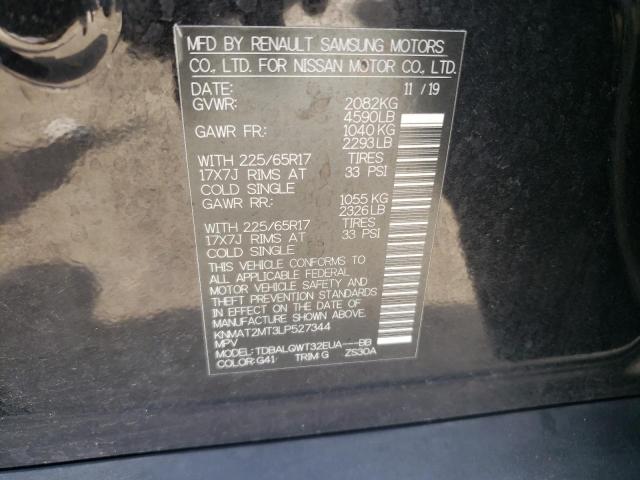 Photo 10 from auction – 2020 NISSAN ROGUE S with VIN KNMAT2MT3LP527344