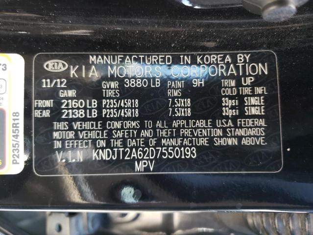 Photo 10 from auction – 2013 KIA SOUL + with VIN KNDJT2A62D7550193