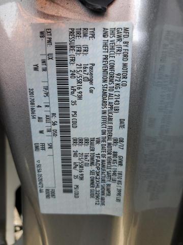 Photo 10 from auction – 2017 FORD FOCUS SE with VIN 1FADP3K2XHL329012