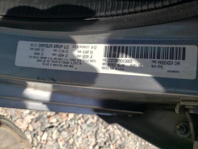 Photo 10 from auction – 2014 CHRYSLER 200 TOURIN with VIN 1C3CCBBB9EN136835