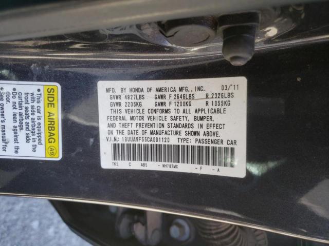 Photo 10 from auction – 2012 ACURA TL with VIN 19UUA9F55CA001120