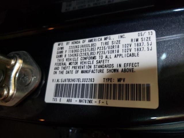 Photo 10 from auction – 2014 ACURA RDX with VIN 5J8TB3H57EL002263