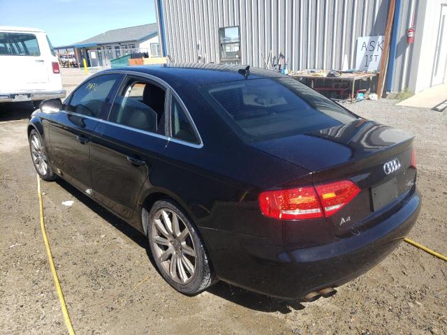 Photo 3 from auction – 2010 AUDI A4 PREMIUM with VIN WAUHFAFL3AA046780