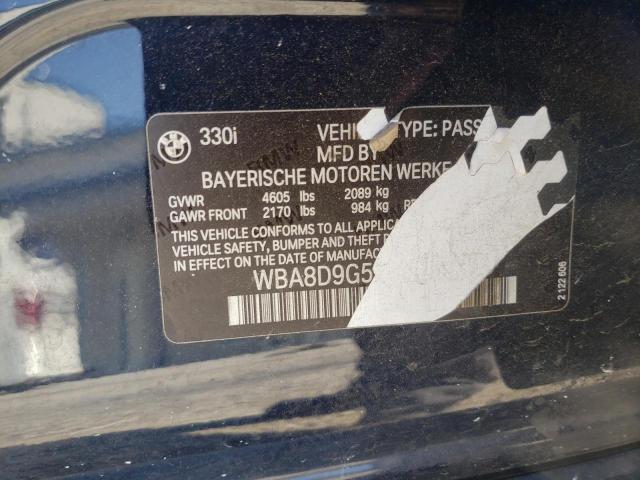 Photo 10 from auction – 2017 BMW 330 XI with VIN WBA8D9G52HNU59300