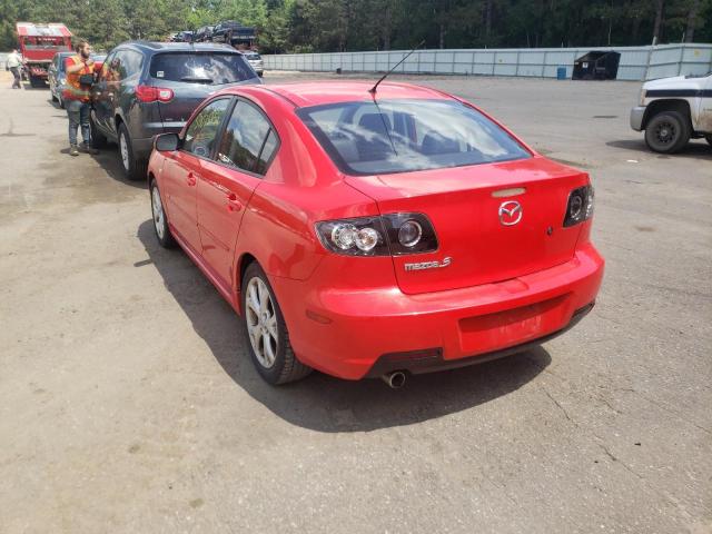 Photo 3 from auction – 2008 MAZDA 3 S with VIN JM1BK323981856835