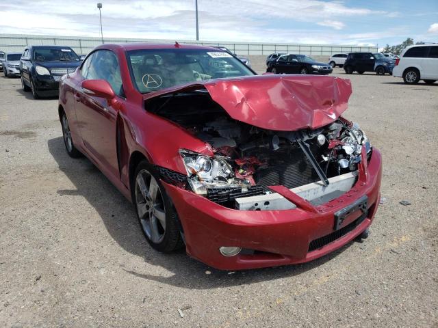 LEXUS IS 250 2010 with VIN JTHFF2C24A2512611 - Photo from auction