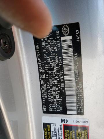 Photo 10 from auction – 2011 TOYOTA CAMRY with VIN 4T1BF3EK7BU696043