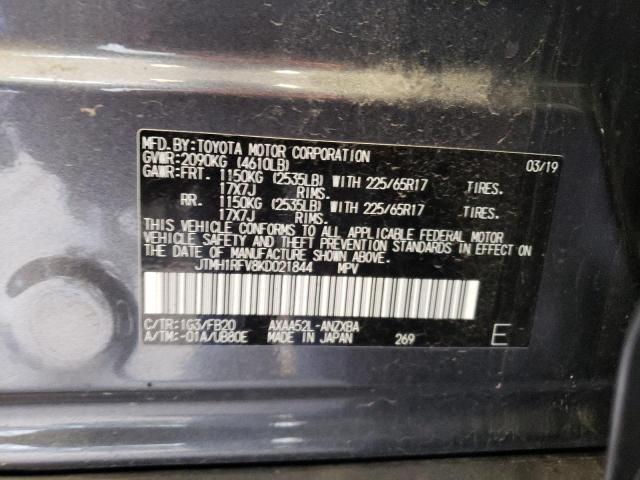 Photo 10 from auction – 2019 TOYOTA RAV4 LE with VIN JTMH1RFV8KD021844