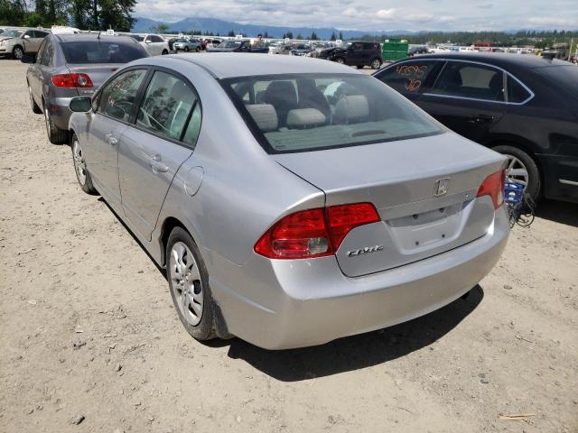 Photo 3 from auction – 2008 HONDA CIVIC LX with VIN 2HGFA16548H330815