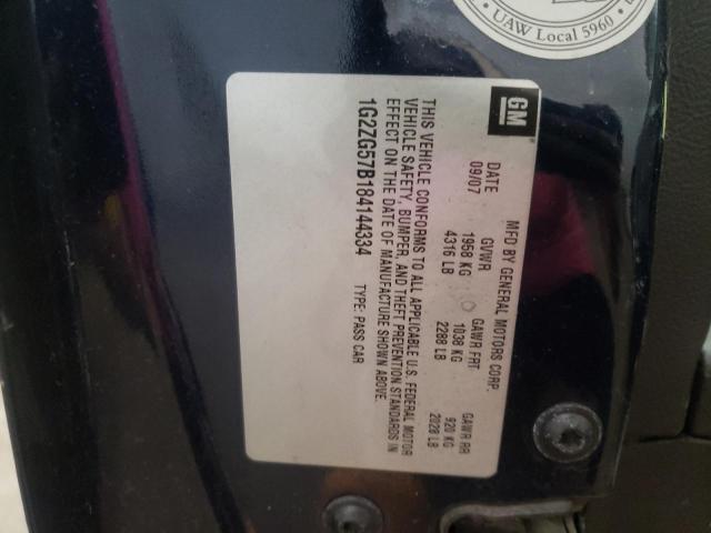 Photo 10 from auction – 2008 PONTIAC G6 BASE with VIN 1G2ZG57B184144334