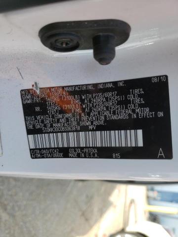 Photo 10 from auction – 2011 TOYOTA SIENNA LE with VIN 5TDKK3DC0BS063818