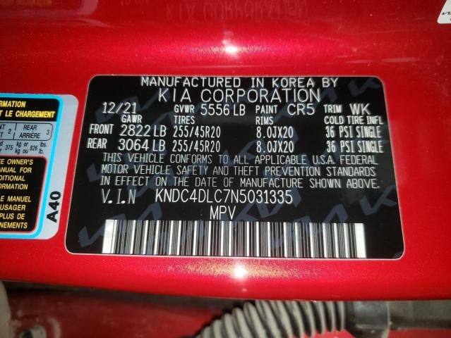 Photo 10 from auction – 2022 KIA EV6 GT LIN with VIN KNDC4DLC7N5031335
