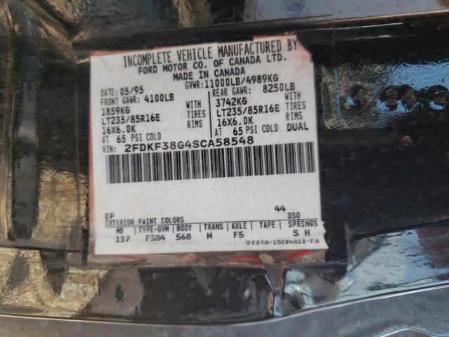 Photo 10 from auction – 1995 FORD F350 with VIN 2FDKF38G4SCA58548