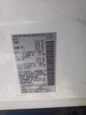 Photo 10 from auction – 2015 NISSAN ROGUE S with VIN 5N1AT2MK7FC811381