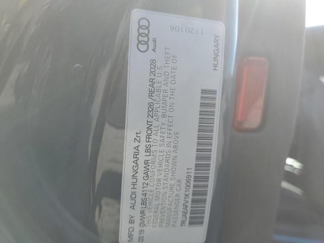 Photo 10 from auction – 2019 AUDI TT with VIN TRUAEAFV1K1006911