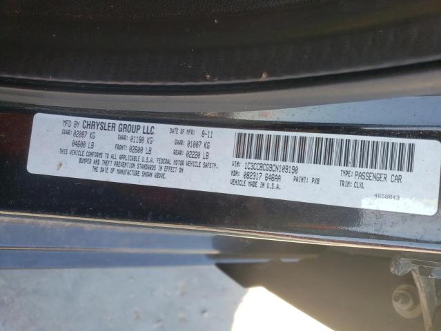 Photo 10 from auction – 2012 CHRYSLER 200 LIMITE with VIN 1C3CCBCG9CN109190